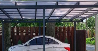 Монолитные навесы для автомобиля в Тюмени - Качественный монтаж от НавесыТюмень от 1774 руб.