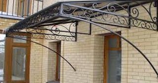 Кованные навесы к дому в Тюмени по доступной цене | НавесыТюмень от 2087 рублей